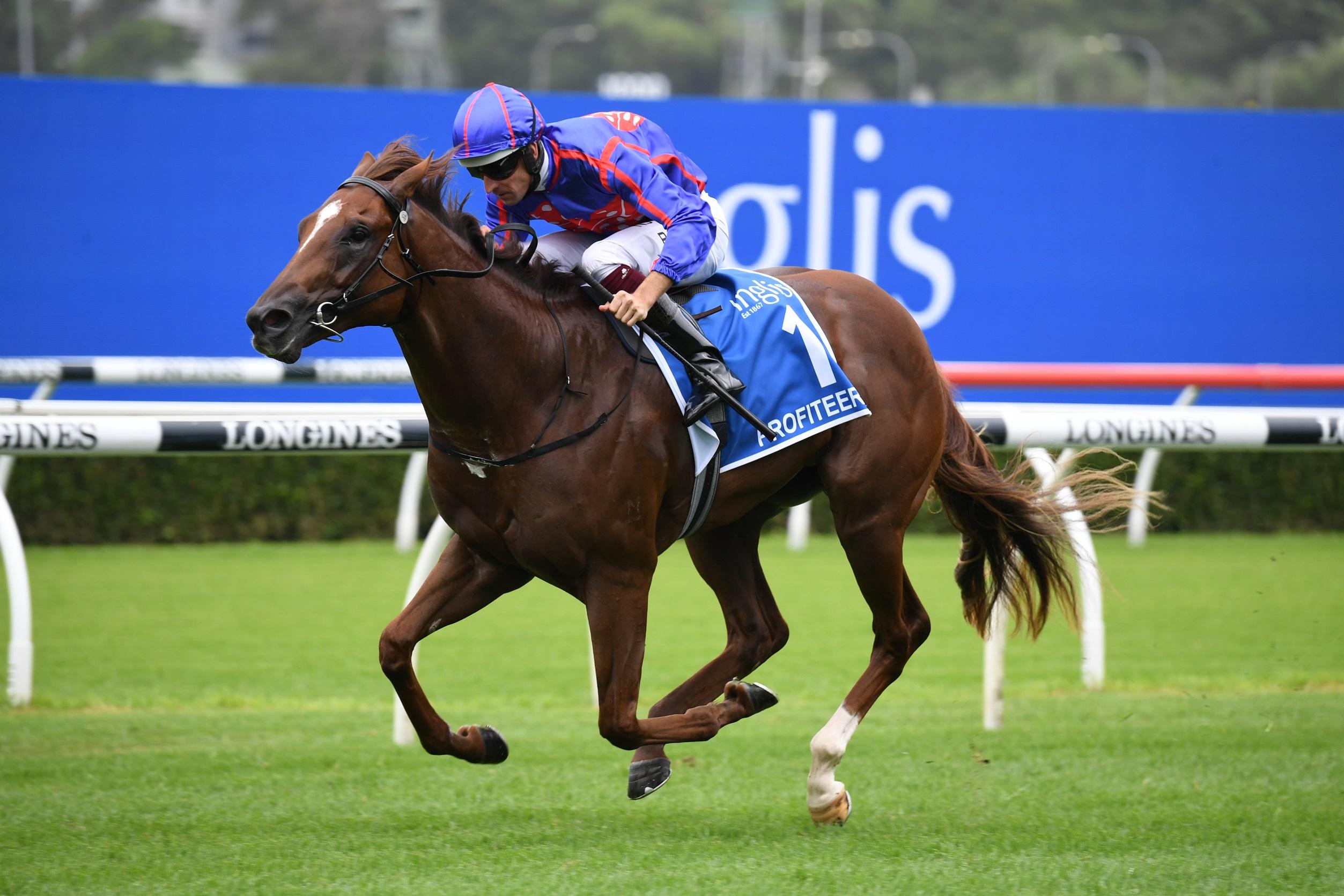 Profiteer is favourite to win the Charter Keck Cramer Moir Stakes
